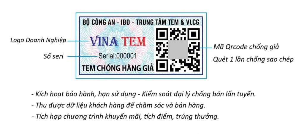 Tem Bộ Công An Xác Thực Hàng Chính Hãng