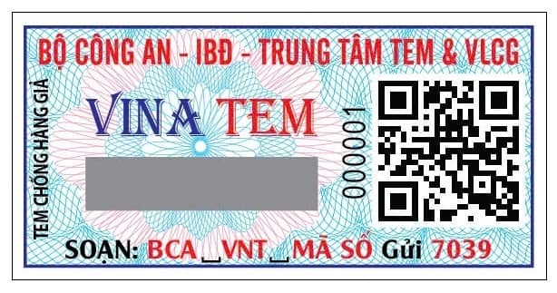 Tem Bộ Công An nhắn tin SMS đại diện