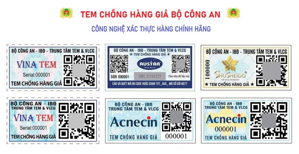Tem bộ công an xác thực