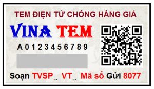 Tem điện tử chống hàng giả vinacheck