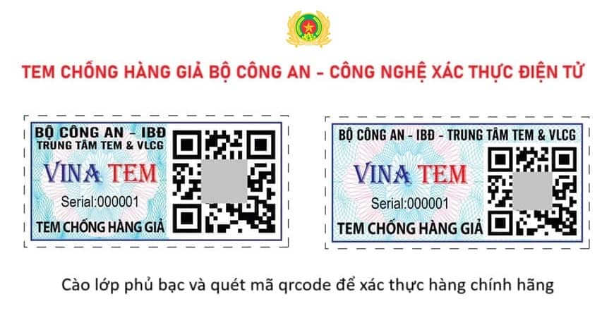 tem bộ công an xác thực điện tử