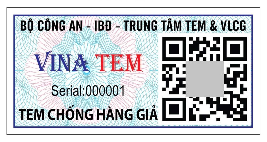 Tem Chống Hàng Giả Bộ Công An Công Nghệ Truy Xuất Nguồn Gốc